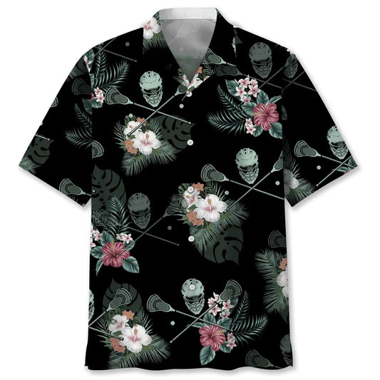 Hawaiian Shirt / Adults / S Lacrosse Hawaiian Tropical Hawaiian Shirt