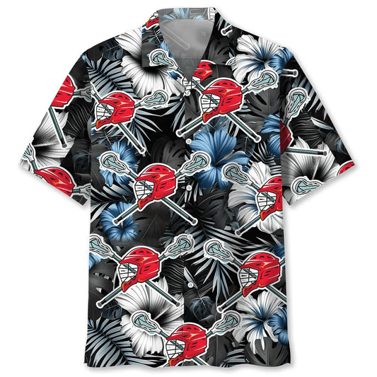 Hawaiian Shirt / Adults / S Lacrosse Lover Hawaiian Shirt