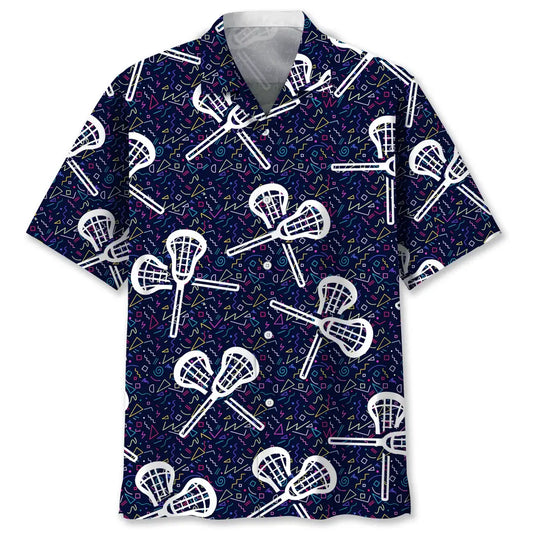 Hawaiian Shirt / Adults / S Lacrosse Nature Hawaiian Shirt