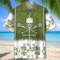 Lacrosse Skull Hawaiian Shirt