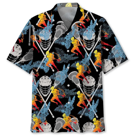 Hawaiian Shirt / Adults / S Lacrosse Tropical Hawaiian Shirt