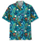Hawaiian Shirt / Adults / S Lacrosse Tropical Leaves Hawaiian Shirt