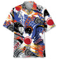 Hawaiian Shirt / Adults / S Lacrosse Water Color Hawaiian Shirt