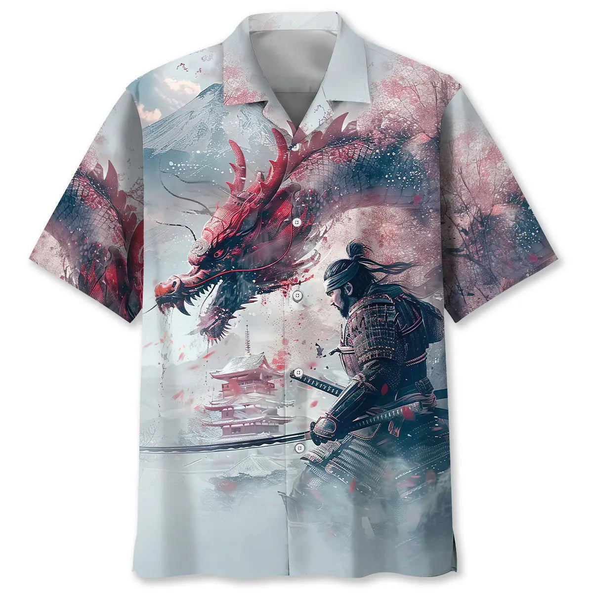 Hawaiian Shirt / Adults / S Legend Samurai Hawaiian Shirt
