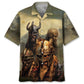 Hawaiian Shirt / Adults / S Legendary Viking Warrior Hawaiian Shirt