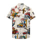 Hawaiian Shirt / Adults / S Lineman Bucket Truck Pattern Unisex Hawaiian Shirt Aloha Shirt
