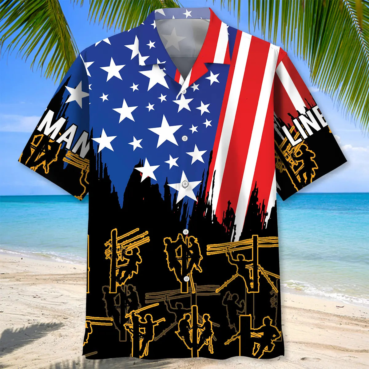 Lineman Proud Hawaiian Shirt