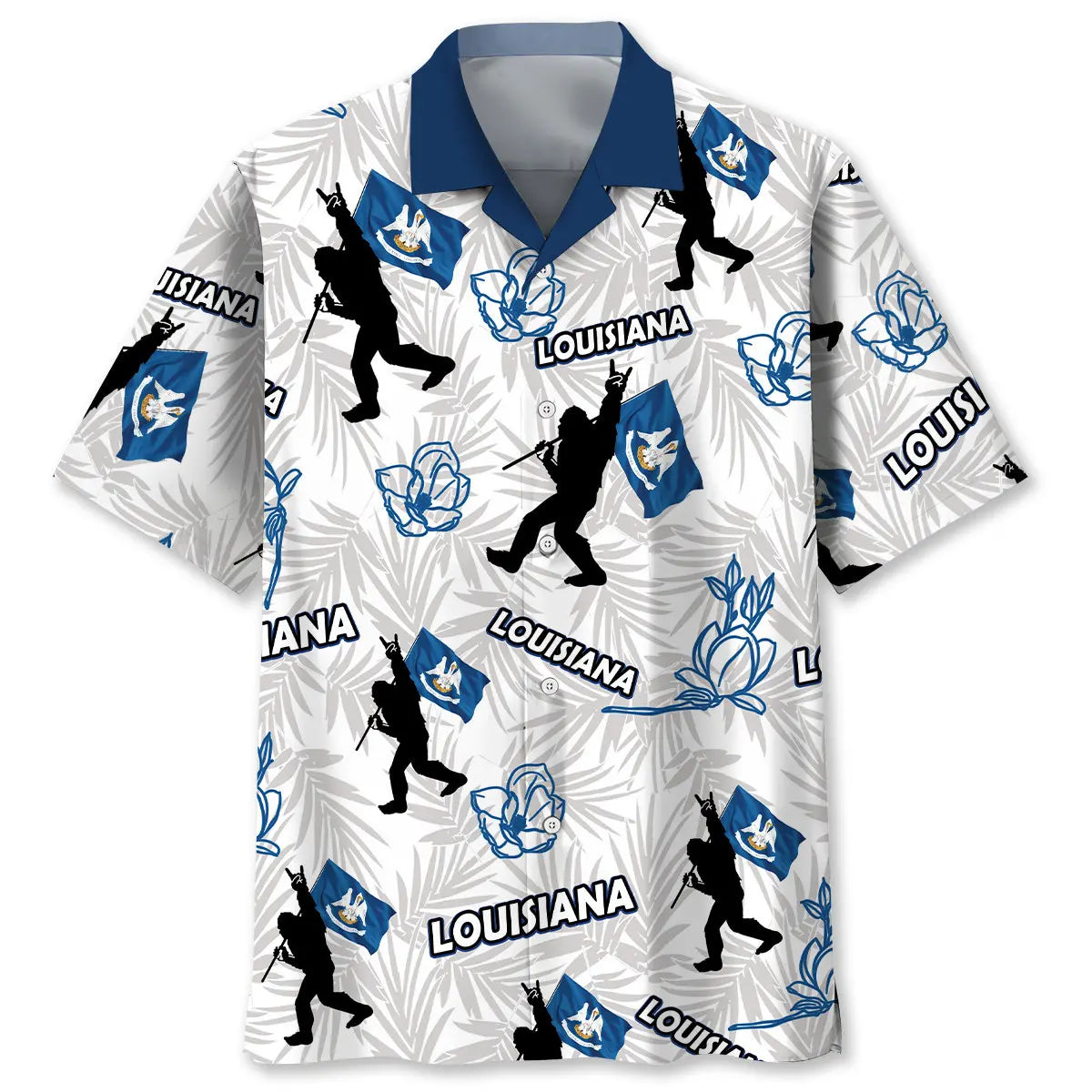 Hawaiian Shirt / Adults / S Lousiana Bigfoot Hawaiian Shirt