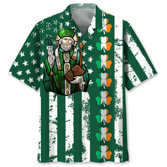 Hawaiian Shirt / Adults / S Lucky Vintage Irish St.Patrick Day Hawaiian Shirt