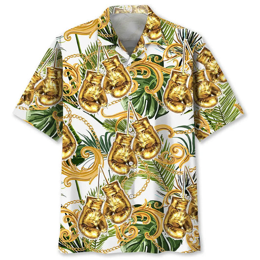 Hawaiian Shirt / Adults / S Luxury Tropical Boxing Hawaiian Shirt