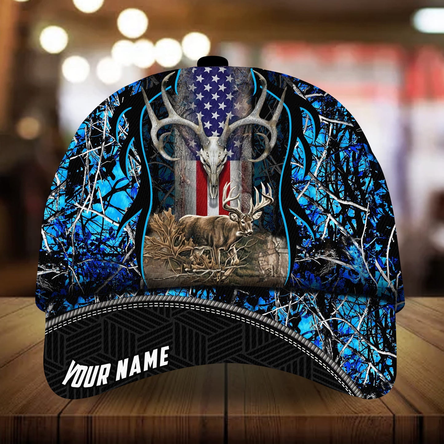 Awesome Deerhorn Hunting Personalized – Classic Cap