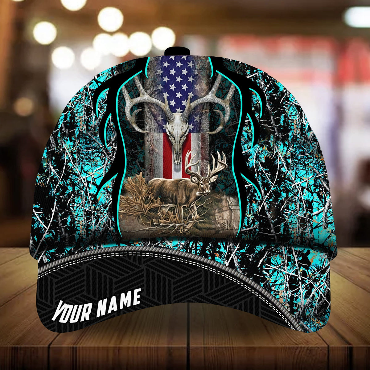 Awesome Deerhorn Hunting Personalized – Classic Cap