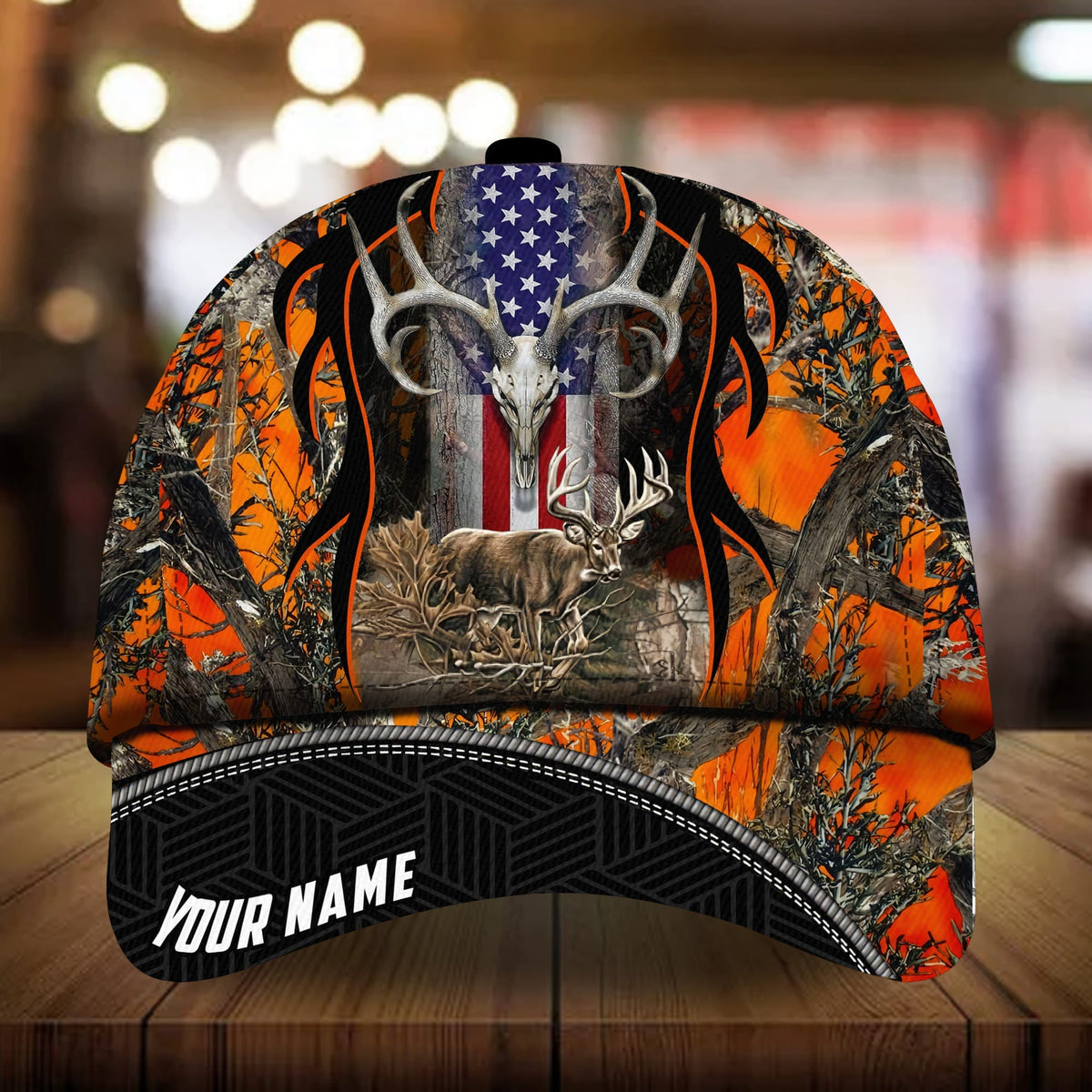 Awesome Deerhorn Hunting Personalized – Classic Cap