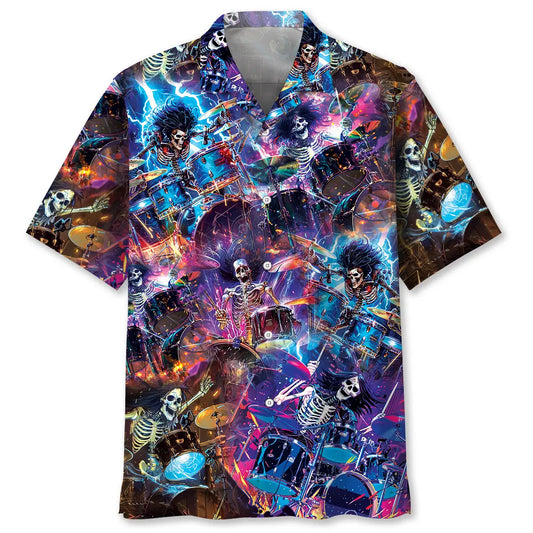 Hawaiian Shirt / Adults / S Maddest Drummer Hawaiian Shirt