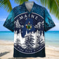 Maine Proud State Night Hawaiian Shirt