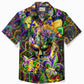 Hawaiian Shirt / Adults / S Mardi Gras Holiday Hawaiian Shirt Mask &amp; Tops