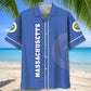 Massachusetts State Love Hawaiian Shirt