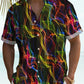 Men's Abstract Colorful Casual Hawaiian Shirt