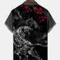 Men's Artistic Tie Dye Tiger Hawaiian Shirt