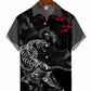 Hawaiian Shirt / Adults / S Men's Artistic Tie Dye Tiger Hawaiian Shirt