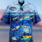 Hawaiian Shirt / Adults / S Mens Fishing Love Fish Love Ocean Limited Edition Hawaiian Shirt