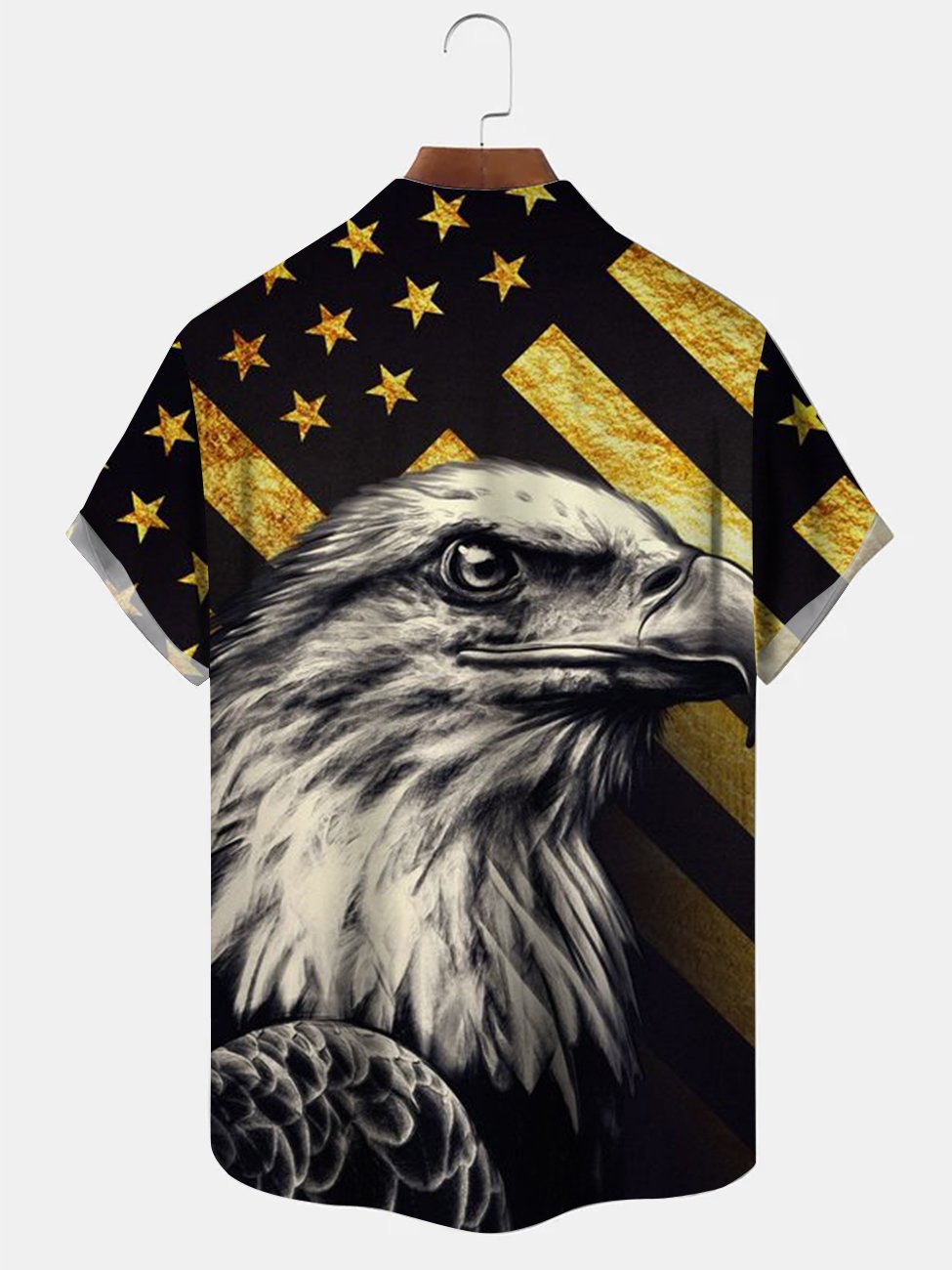 Men's Flag Eagle Vintage Hawaiian Shirt