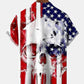 Men's Flag Skull Vintage Hawaiian Shirt