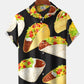 Hawaiian Shirt / Adults / S Men's Hawaiian Food Taco Hawaiian Shirt