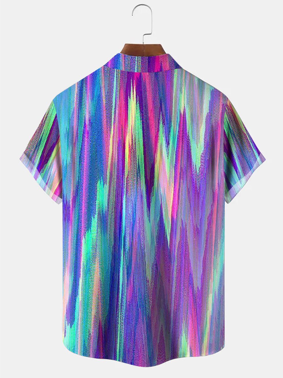 Men's Multicolor Abstract Casual Hawaiian Shirt