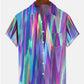 Hawaiian Shirt / Adults / S Men's Multicolor Abstract Casual Hawaiian Shirt