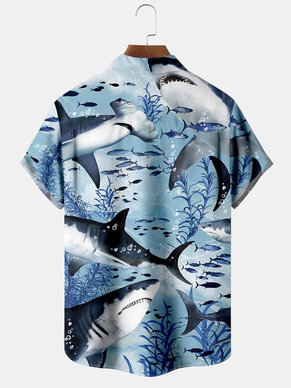 Men's Ocean Shark Hawaiian Shirt
