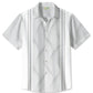 Men's Retro 3D Geometric Print Textured Bowling Hawaiian Shirt