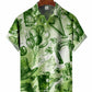 Hawaiian Shirt / Adults / S Men's St.Ptrick's Day Pattern Casual Hawaiian Shirt