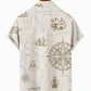 Men's Steamer Print Hawaiian Shirt