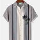 Hawaiian Shirt / Adults / S Men's Summer Coconut Tree Vintage Bowling Hawaiian Shirt