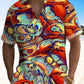 Men's Vintage Tie Dye Ombre Beach Vacation Hawaiian Shirt