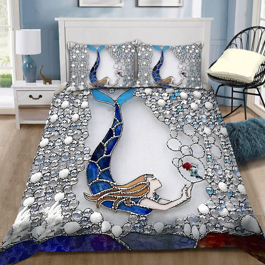 Mermaid Star Fantasy Bedding Cover For Cozy Bedroom Decor