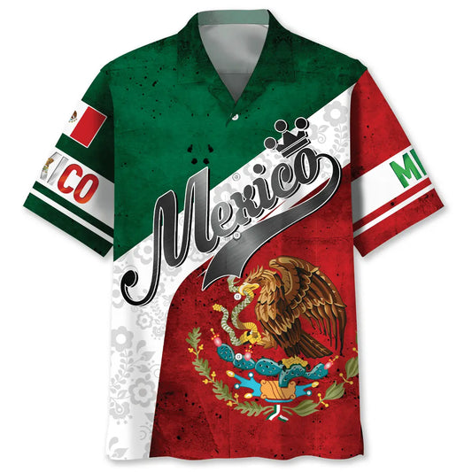 Hawaiian Shirt / Adults / S Mexican Proud Hawaiian Shirt