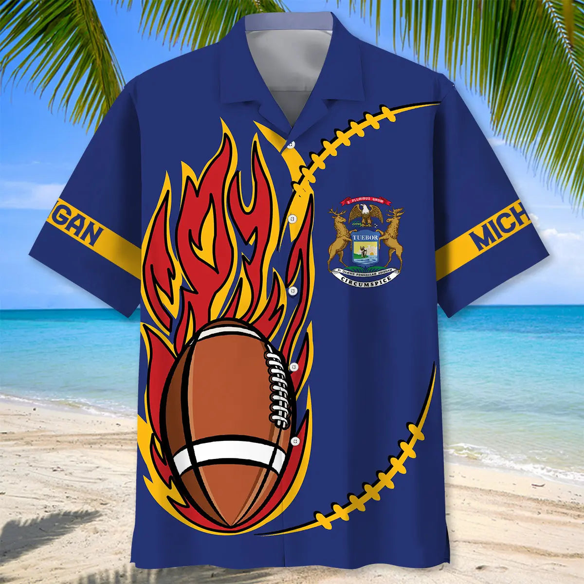 Michigan State Football Love Hawaiian Shirt