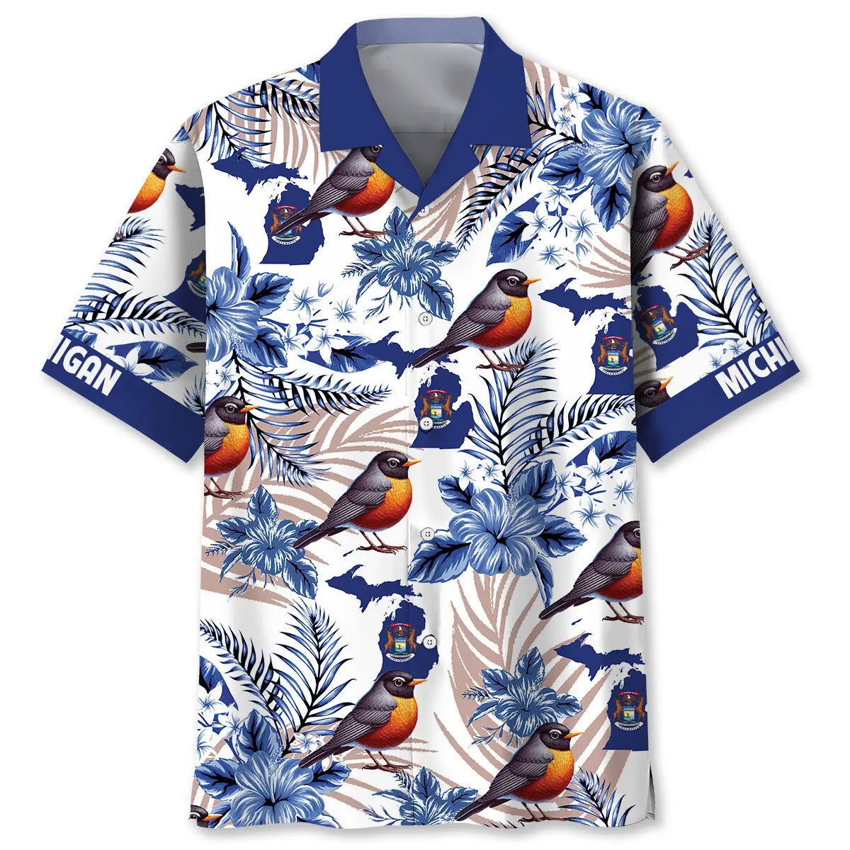 Hawaiian Shirt / Adults / S Michigan State Proud Hawaiian Shirt