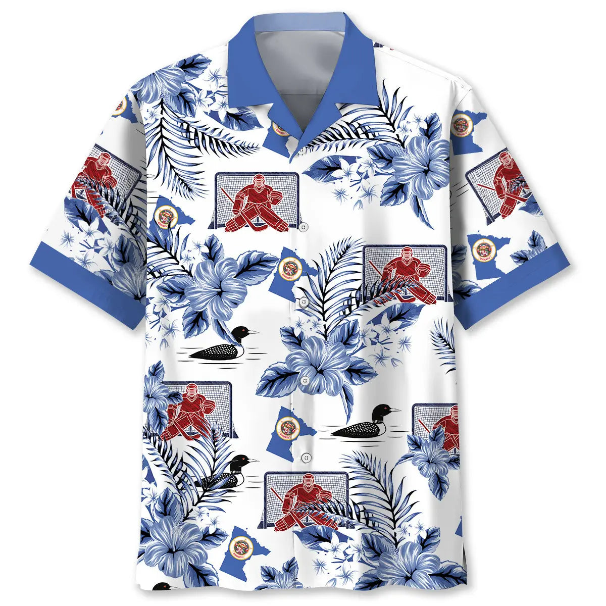 Hawaiian Shirt / Adults / S Minnesota State Proud Hawaiian Shirt