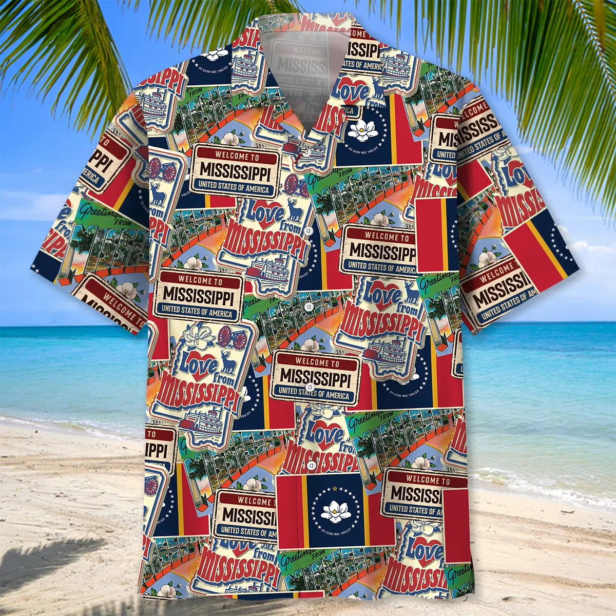 Mississippi Proud Vintage Hawaiian Shirt