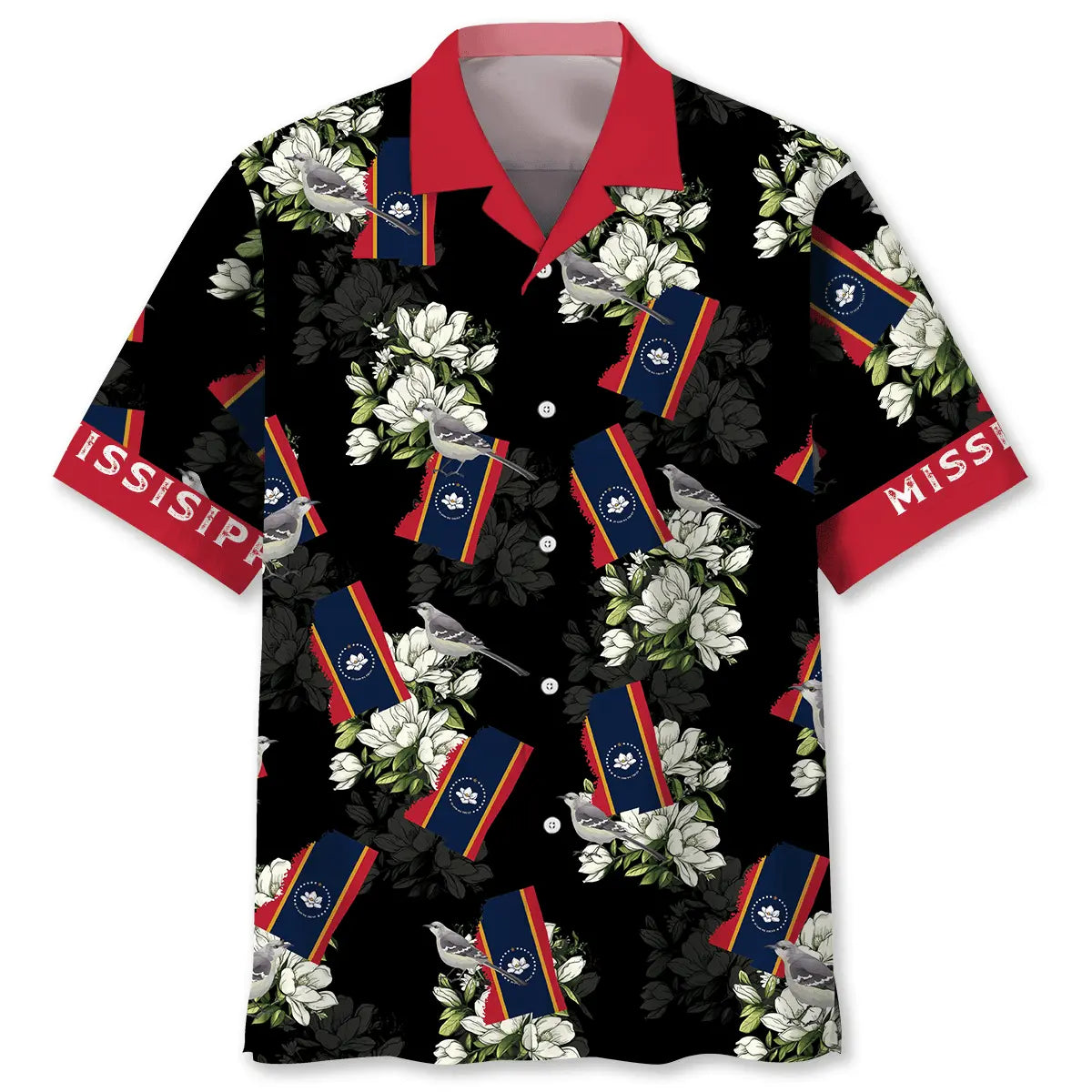 Hawaiian Shirt / Adults / S Mississippi State Flag Proud Hawaiian Shirt