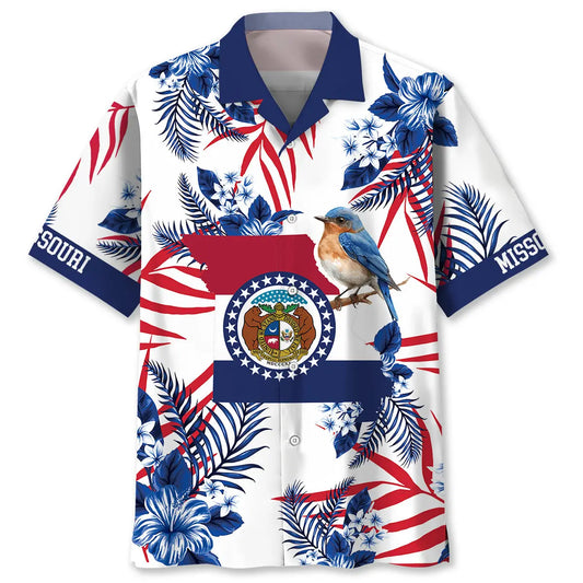 Hawaiian Shirt / Adults / S Missouri Show Me State Hawaiian Shirt