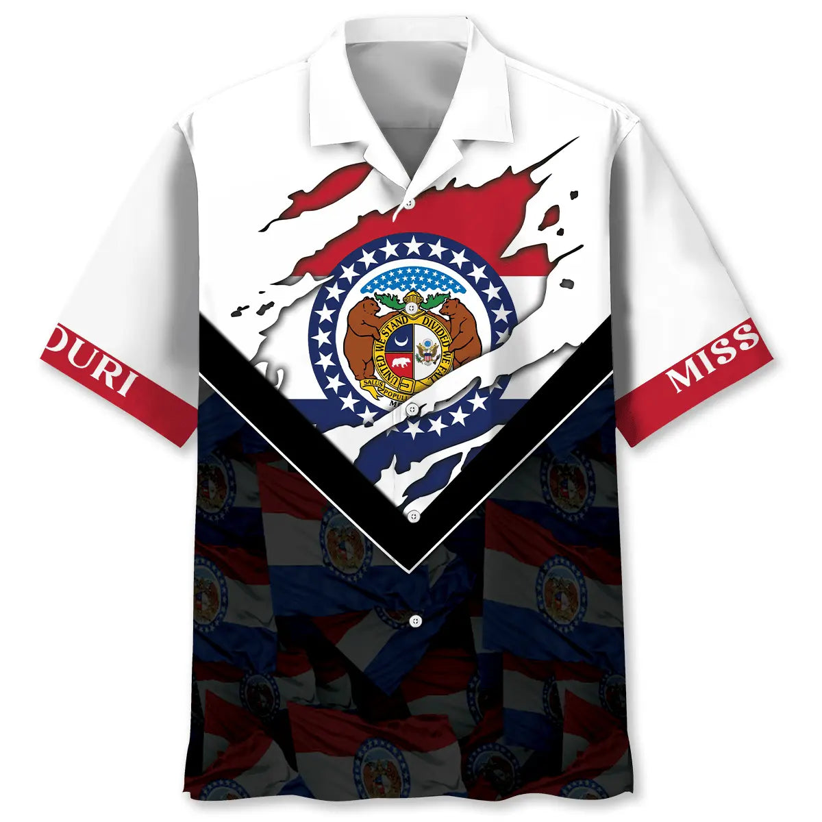 Hawaiian Shirt / Adults / S Missouri State Hawaiian Shirt