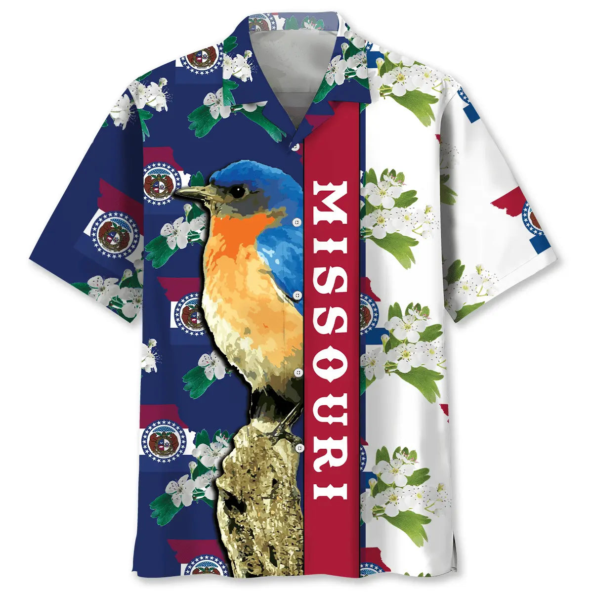 Hawaiian Shirt / Adults / S Missouri State Hawaiian Shirt
