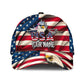 Custom Proud American Eagle Personalized Name – Classic Cap