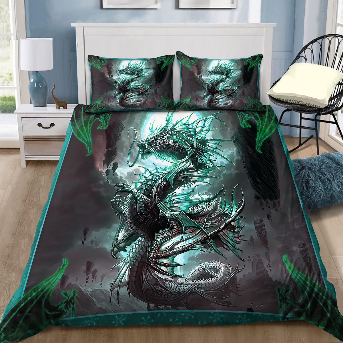 Dragon Fantasy Bedding Cover For Fantasy Bedroom Decor