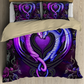 Dragon Heart Love Rose Bedding Cover For Fantasy Bedroom Decor