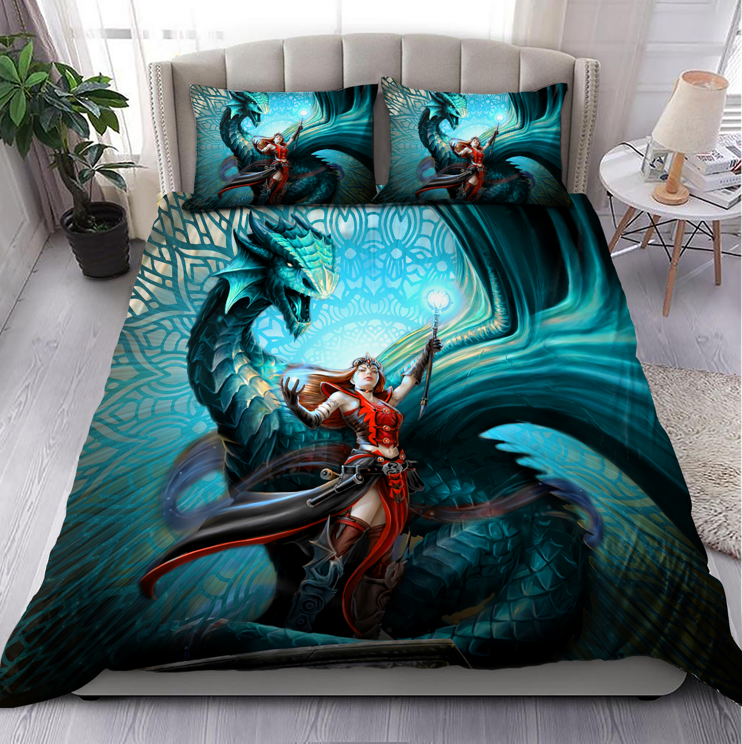 Dragon Fantasy Bedding Cover For Fantasy Bedroom Decor